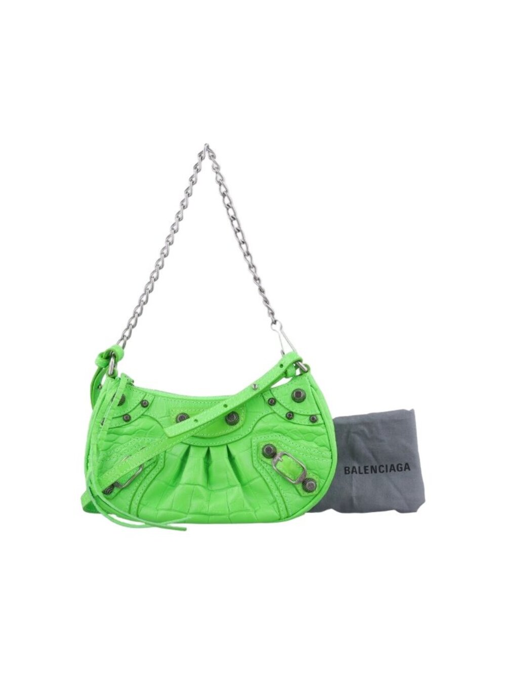 Balenciaga le Cagole Green Messenger - Picture 1 of 15